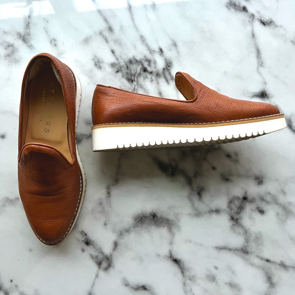 Ateliers Italian Leather Loafer Shoes